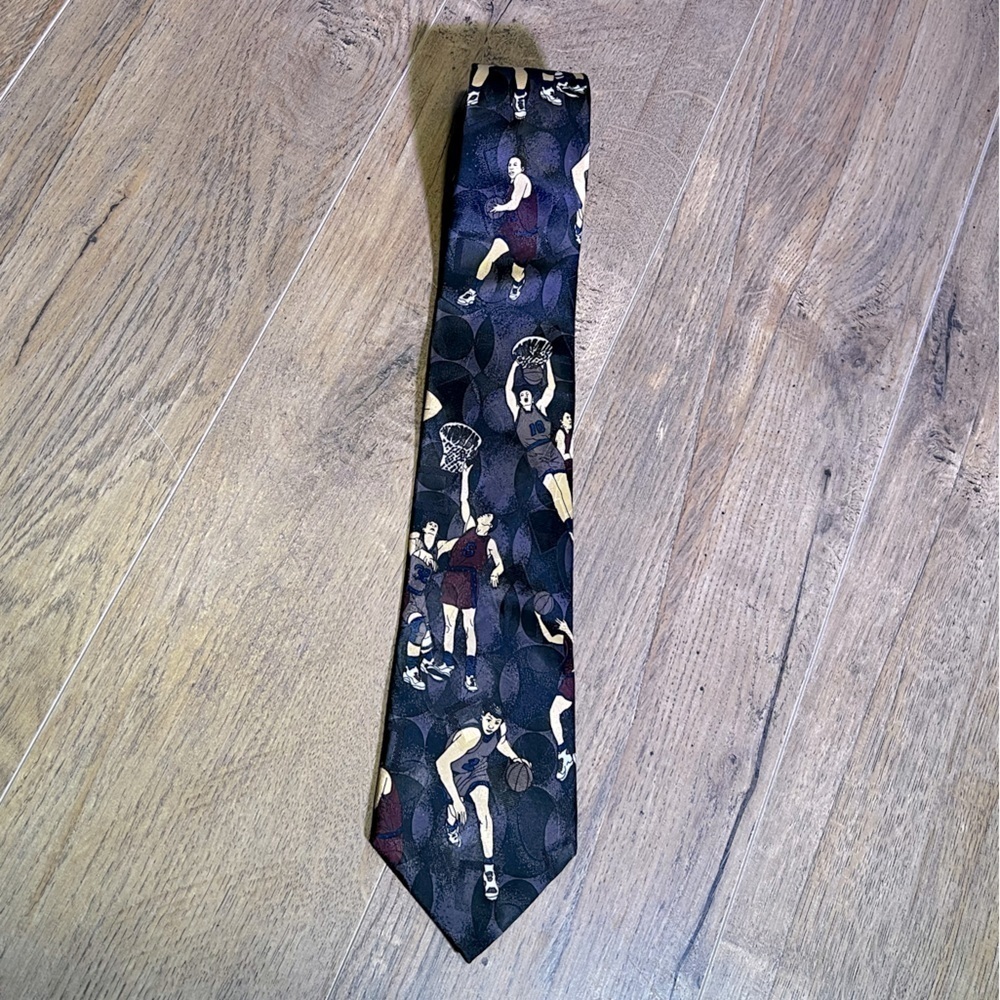 Vintage Basketball 🏀 Novelty Necktie 👔